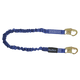4½' to 6' ElasTech® Energy Absorbing Lanyard, Single-leg with Steel Snap Hooks