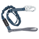 6' Internal Energy Absorbing Lanyard, Single-leg with Choke-loop with Steel Snap Hook