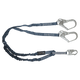 6' Internal Energy Absorbing Lanyard, Double-leg with Steel Connectors