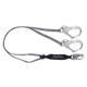 6' ViewPack® Energy Absorbing Lanyard, Double-leg with Aluminum Connectors
