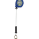 Cable FT-X™ de 8' Clase 2 con borde de ataque SRL personal, de una sola pata con gancho de seguridad giratorio de acero