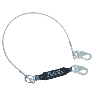 Coated Cable Energy Absorbing Lanyard