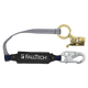 Hinged Trailing Fall Arrester with Anti-panic and 3' ViewPack® Energy Absorbing Lanyard