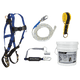 Roofer's Kit with 6' Pass-trough Anchor and Trailing Rope Adjuster