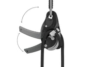 Petzl I’D® EVAC Descender/Belay Device (Black) - Anti-Panic Function - imagen 2