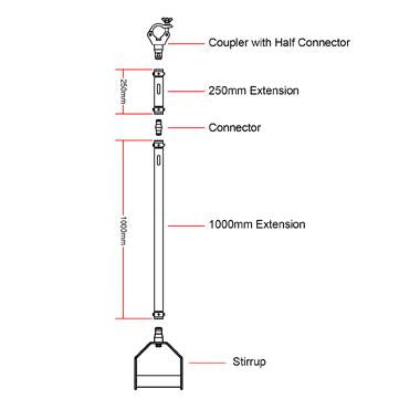 How to use Doughty Modular Drop Arm Stirrup (Aluminum) - MTN Shop - imagen 3