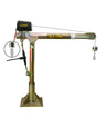 OZ Lifting Tele-Pro Davit Crane– The Tele-Pro Davit Crane from OZ Lifting features a patented telescopic booming adjustment that can extend and retract while under load. The telescoping boom can be adjusted using the winch handle or a drill drive adapter. The crane is supplied with either a manual winch, AC winch or DC winch and is available with lifting capacities of 500lbs, 1200lbs or 2500lbs. – Now available at MTN Shop US.