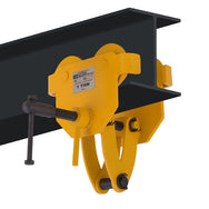 OZ Lifting Quick Adjust Trolley– The OZ Lifting quick adjust trolley is designed for super quick attachment to most I, S, and W beams. The trolley features a safety handle lock for added protection and is available in lifting capacities ranging from 0.5 tons to 10 tons. The trolley is designed for use with manual or powered hoists. – Now available at MTN Shop US. - imagen 2