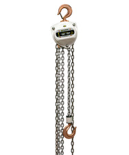 OZ Lifting Spark Resistant Chain Hoist– The Oz Lifting spark resistant chain hoist is designed for safe use in potentially explosive atmospheres. When working in explosive zones there are extremely strict guidelines and requirements for the equipment you use. These ceiling chain hoists are available in lifting capacities of 0.5 ton, 1 ton, 2 ton, 3 ton, 5 ton and 10 ton. The hoist has fully enclosed gearing to keep contaminants and debris away and ensure smooth and lasting operations. The hooks and safety l - imagen 2