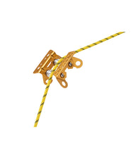 Petzl Roller Coaster Rope Protector for Moving Rope – The Petzl Roller Coaster is a rope protector on bearings that is designed to ensure the smooth movement and protection ropes. The Roller Coaster prevents abrasion of the rope. The device is reversible, it has a flat side and an angled side for use on different types of surfaces. There are a number of connection holes so you can use a range of different connection methods. More than one module can be used at a time for extra adaptation to different terrai - imagen 3