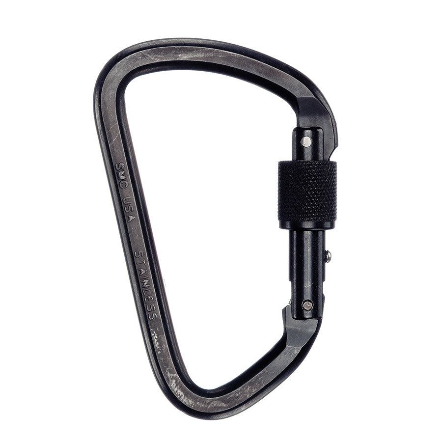 PMI SMC Lite Stainless Steel Locking Carabiner– The SMC Lite Stainless Steel Locking Carabiners are compact, lightweight and often used by caving and mountaineering rescue professionals. Screw-lock gate – Now available at MTN Shop US. - imagen 5