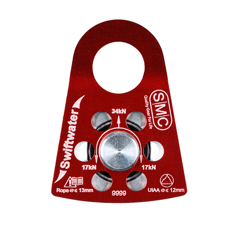 PMI SMC Swiftwater Aluminum 2” Pulley– The SMC Swiftwater Pulley has added features to meet the unique requirements of Swift Water Rescue. Integrated side plate holes minimize hydroplaning when in use – Now available at MTN Shop US. - imagen 2