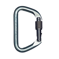PMI SMC Large Locking D Steel Carabiner – NFPA– The SMC Large Locking D Steel Carabiner – NFPA is ideal for usage by fire and rescue professionals. Zinc-coated finish great for tactical use. Stainless steel option available – Now available at MTN Shop US. - imagen 2