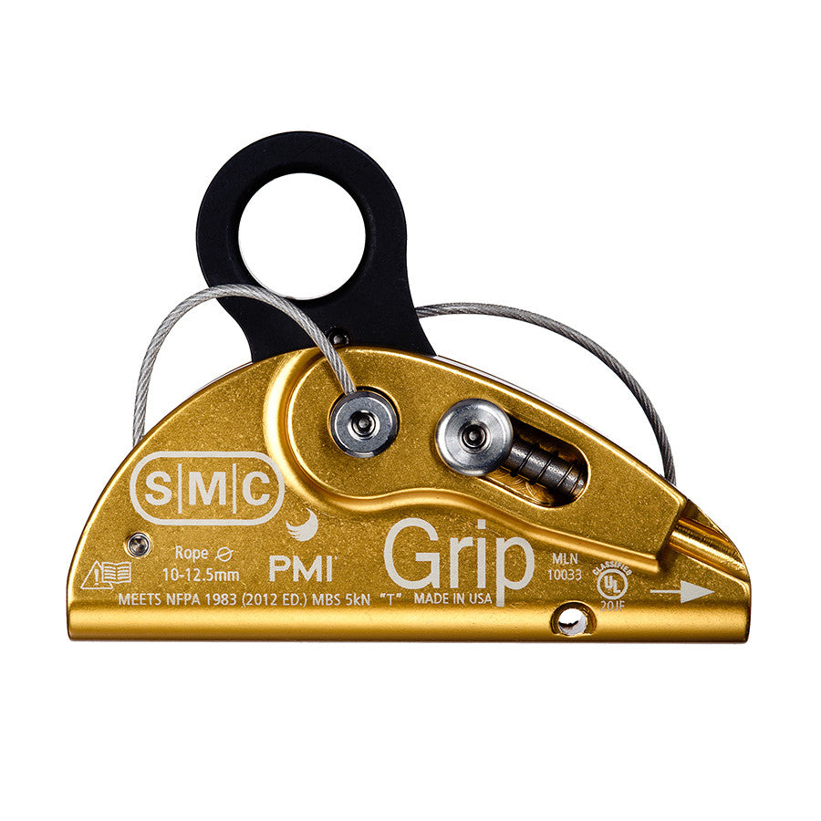 SMC/PMI Anodized Grip– The SMC/PMI Anodized Grip is a solid, compact rope grab that can be used as a ratchet or to grip a kernmantle rope. Special cam protects rope in unexpected loading – Now available at MTN Shop US. - imagen 2