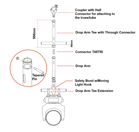 Doughty Modular Drop Arm Extension Assembly - MTN Shop - imagen 5