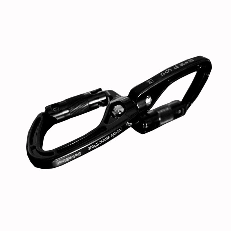 Rock Exotica SwivaBiner (Auto-Lock) – The SwivaBiner features a high-strength bushing that will withstand greater abuse than a bearing. – Now available at MTN Shop US. - imagen 3