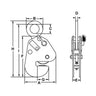 Camlok™ CG Girder Turning Clamps– CM’s Camlok THS Plate Clamps can be used with single or two leg slings with a maximum angle of 60°. These clamps are designed to be used on structural steel plates up to a surface hardness of 300 Brinell (32HRc), providing that the plate can withstand the forces imposed. Trust in the Camlok brand to handle your materials safely and reliably every time. – Now available at MTN Shop US.