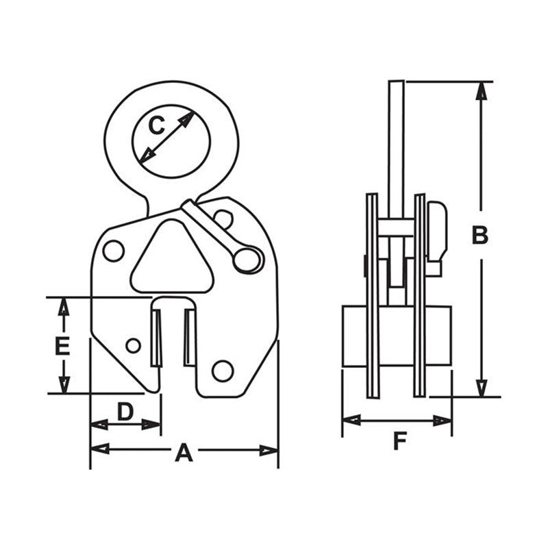 Camlok™ LJ Gentle Grip Clamp– You can’t afford to damage or mark your materials when working with them in the plant. The Camlok LJ Gentle Grip Clamp is used to lift and turn all structural steel plates (stainless steel, iron, and aluminum) without leaving any marks or damages in the surface. Camlok’s below-the-hook attachments are designed with your investment in mind. – Now available at MTN Shop US. - imagen 2