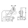 Camlok™ THK Horizontal Plate Clamp– Camlok THK Clamps feature jaw pivots in the reverse direction to the standard horizontal clamps and are designed to lift and handle thin sheet plates that tend to sag when being lifted. Camlok products are engineered to make your material handling safe and reliable. You can’t afford to damage your goods—trust in the Camlok brand to get the job done and keep your production running smoothly. – Now available at MTN Shop US.