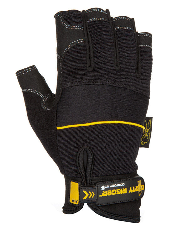 Dirty Rigger Fingerless Work Gloves (Comfort Fit™)