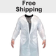 Bata protectora de vinilo reutilizable y antimicrobiana MTN (paquetes múltiples)