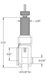 Griplock - Grip for 3/32" & 1/8" cable with locking pin