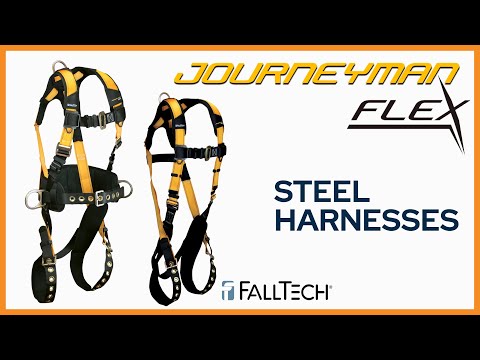 Journeyman Flex® Steel 1D Standard Non-belted Full Body Harness, Tongue Buckle Leg Adjustment - imagen 2