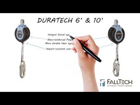 10' DuraTech® Web SRL with Steel Snap Hook, Includes Steel Anchorage Carabiner - imagen 2