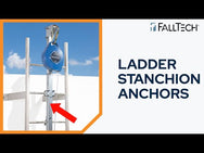 5' Bolt-on Ladder Stanchion Anchor with 12" Overhead Offset - imagen 2