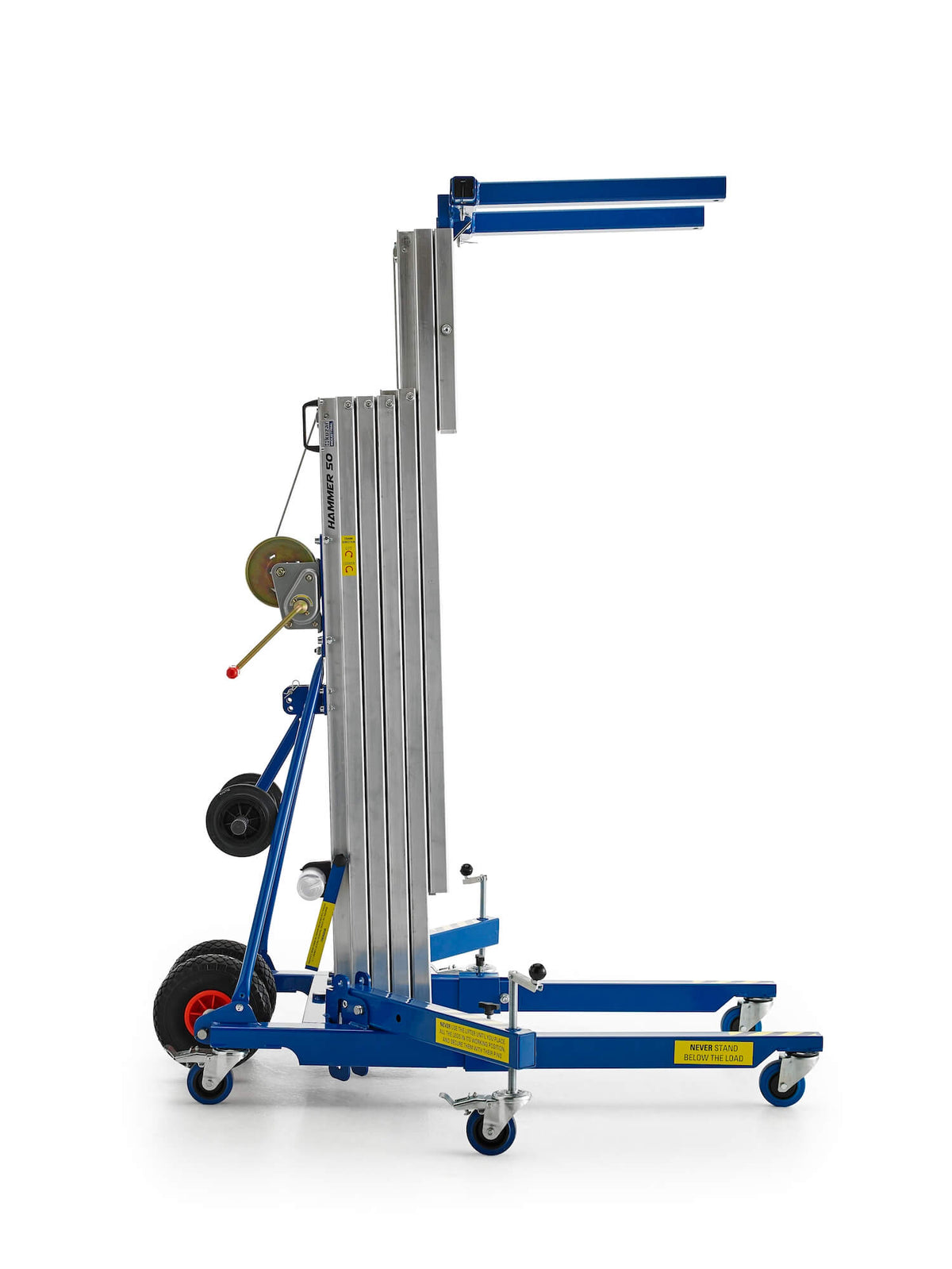 Kuzar Industrial Lifter 200kg/5m - HAMMER 50– Made in Spain, the HAMMER 50 has high-quality wheels for easy movement and a powerful winch for efficient lifting – Now available at MTN Shop US. - imagen 3