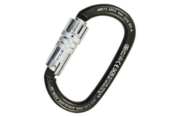 Kong Carabiner: Ovalone Carbon Steel Twistlock