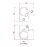 Doughty Key Clamp: 3-Way Elbow. Supplied by MTN Shop