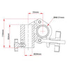 Doughty TV Clamp. Supplied by MTN Shop 