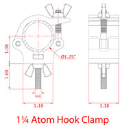 Doughty 1.25'' Atom Hook Clamp Specifications - MTN Shop - imagen 4
