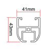 Doughty Rail - Straight Theater Curtain Track (Low Profile)